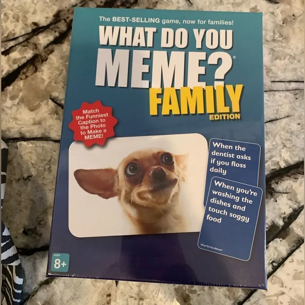 NEW IN BOX What Do You Meme Family Edition Game Family Friendly Party Card Game